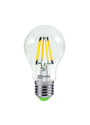 Лампа светодиодная LED-A60-deco 5Вт 230В E27 3000К 450лм прозр. IN HOME 4690612008028