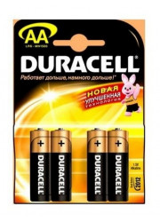 Элемент питания АА LR MN 1500/LR6 Basic BP4 (блист.4шт) Duracell Б0014045