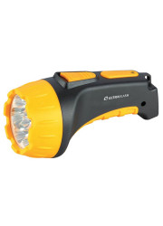 Фонарь светодиодный LED 3807 (аккум 220В черн/жел. 7 LED; 2 режима SLA пласт. короб) Ultraflash 9216