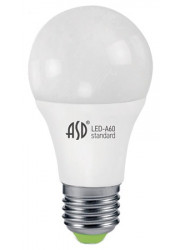 Лампа светодиодная LED-A60-standard 7Вт 160-260В E27 3000К 630лм ASD 4690612001692