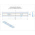 Светильник SVT-ARM-U-AIR-1195x200x34-29Вт-IP54-PR-InBat