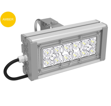 Прожектор с оптикой янтарный SVT-STR-M-30Вт-58-AMBER